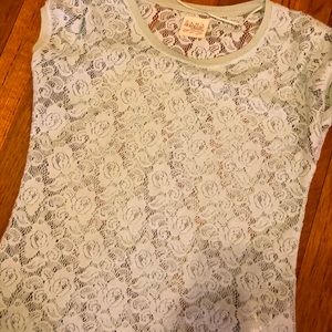 Zara lace top size small